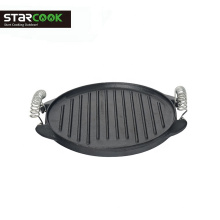 Heavy cast iron cookware home appliance barbecue gas grill